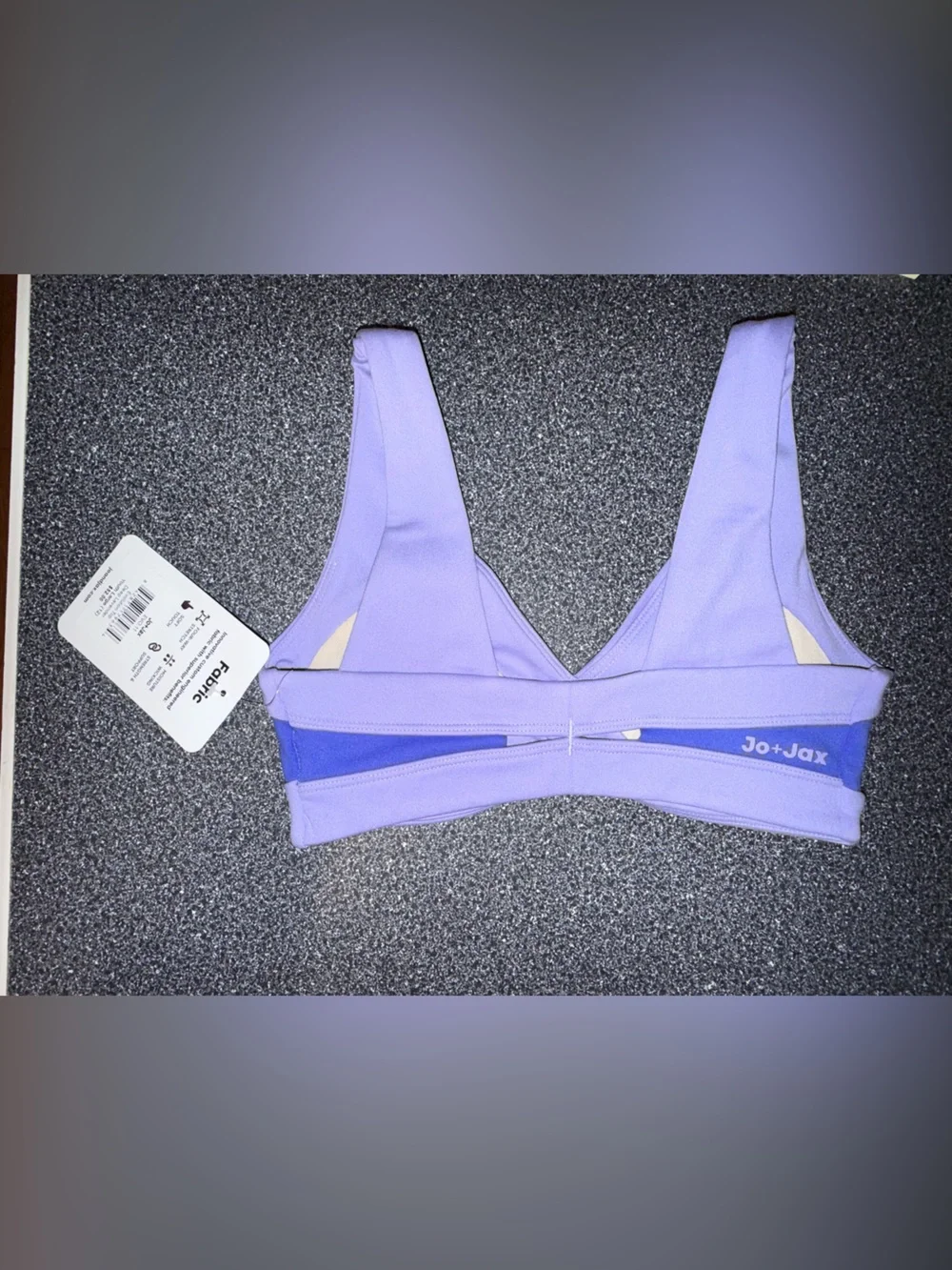 Jo & Jax NWT!! Lavender/Periwinkle Dance Bra Size Youth Large